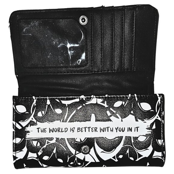 Hank & Henry Handbags - Hank & Henry Beauty Made to Order Only Foldable Goth Chic Black & White Clutch